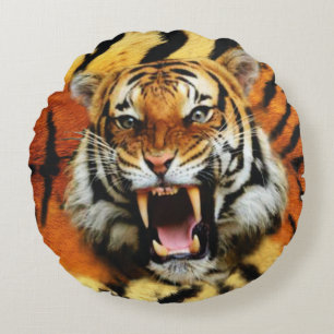 Tiger Rond Kussen