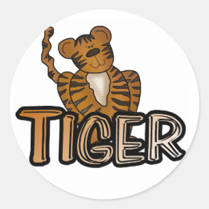 TIGER RONDE STICKER