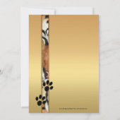 Tiger Safari Zoo Bridal Douche Invitation (Dos)