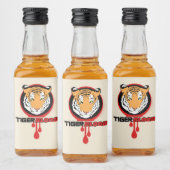 Tiger Sang Taste Liqueur Bouteille Étiquette (Bouteilles)