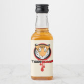 Tiger Sang Taste Liqueur Bouteille Étiquette (Devant)