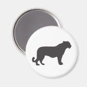 Tiger Silhouette Magneet (Voorkant / Achterkant)