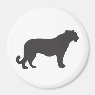 Tiger Silhouette Magneet
