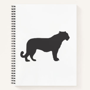 Tiger Silhouette Notitieboek