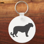 Tiger Silhouette Sleutelhanger (Voorkant)