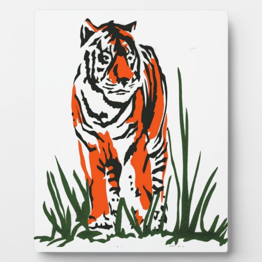 Tiger Silkscreen Fotoplaat (Voorkant)