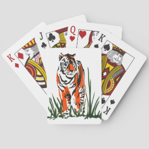 Tiger Silkscreen Pokerkaarten