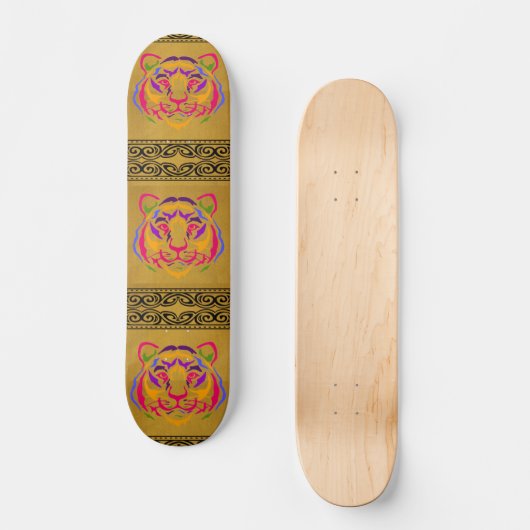 Tiger Skateboard (Recto)