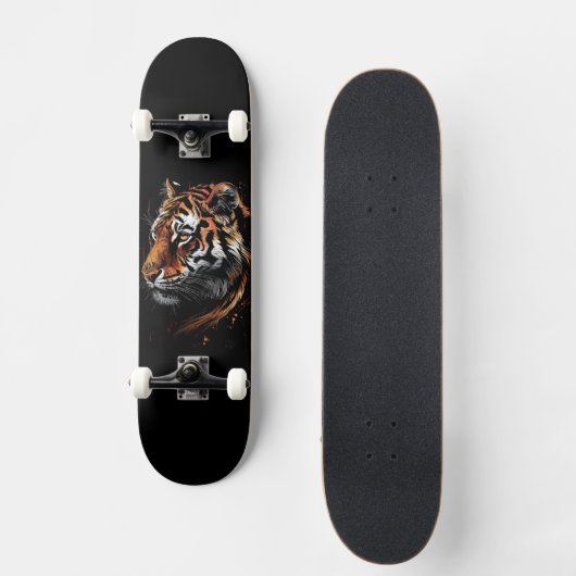 Tiger Skateboard (Recto)