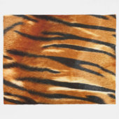 TIGER SKIN FLEECE BLANKET DEKEN (Voorkant (Horizontaal))