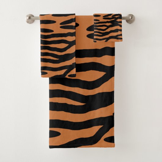 Tiger Skin Pattern Design Bad Handdoek (Insitu)