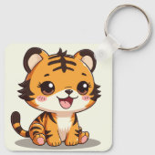 Tiger-sleutelhanger Sleutelhanger (Achterkant)