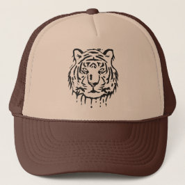 Tiger Stencil Trucker Pet