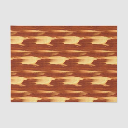 Tiger Stripe Bamboo Wood Grain Kijk uit Tissuepapier (Voorkant)