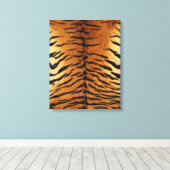 Tiger Stripe Fur Print (Insitu (Houten vloer))