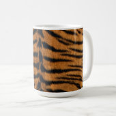 Tiger Stripe Fur Print Koffiemok (Voorkant rechts)