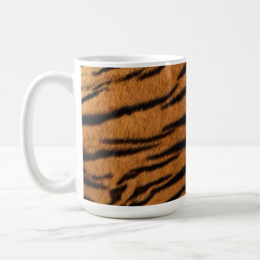 Tiger Stripe Fur Print Koffiemok (Links)