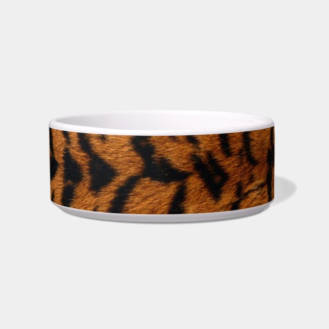 Tiger Stripe Fur Print Voerbakje (Voorkant)