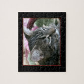 Tiger Stripe Kitty Jigsaw Puzzle (Vertical)