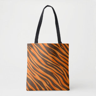 Tiger Stripe Oranje Canvas tas Cincinnati Ohio