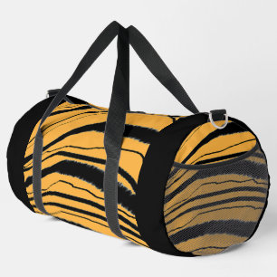 Tiger Stripe Print Athletic Gym Travel Ga verder Plunjezak
