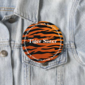 Tiger Stripe Tiger Sister Ronde Button 4,0 Cm (In situ)