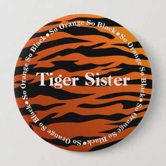 Tiger Stripe Tiger Sister Ronde Button 4,0 Cm