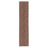 Tiger Stripe Wild Pattern Korte Tafelloper (Voorkant)