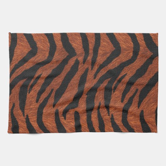 Tiger Stripe Wild Pattern Theedoek (Horizontaal)
