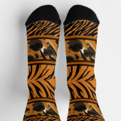 Tiger Stripes Animal Print Sokken (Top)