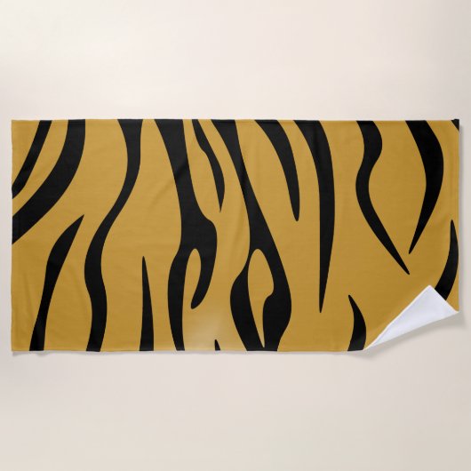 Tiger Stripes Beach Towel Strandlaken (Voorkant)