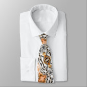 Tiger Stripes Cravate Design moderne (Attaché)