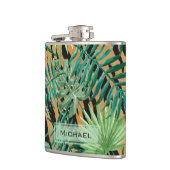 Tiger Stripes Jungle Camouflage Personalised Heupfles (Links)