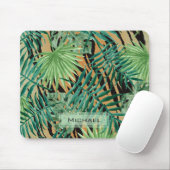 Tiger Stripes Jungle Camouflage Personalised Muismat (Met muis)