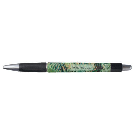 Tiger Stripes Jungle Camouflage Personalised Pen (Voorkant)