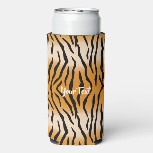 Tiger Stripes Pattern Seltzer Koelbox (Seltzer Achterkant)