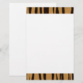Tiger Stripes Stationery Briefpapier (Voorkant / Achterkant)