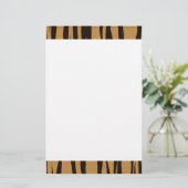 Tiger Stripes Stationery Briefpapier (Staand voorkant)