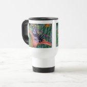 Tiger Swallowtail 15 Oz S.S. Travel Mug (Devant gauche)