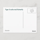 Tiger Swallowtail Briefkaart (Achterkant)
