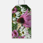 Tiger Swallowtail Butterfly Coneflower Gift Label Cadeaulabel (Voorkant)