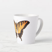 Tiger Swallowtail Butterfly Latte Mok (Rechterhoek)