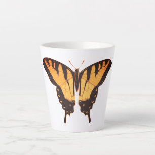 Tiger Swallowtail Butterfly Latte Mok