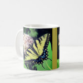 Tiger Swallowtail papillon Mug (Devant gauche)