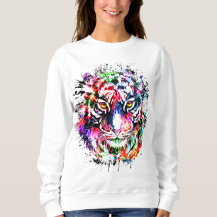 Tiger Sweatshirt - Kleurig tijger Sweatshirt