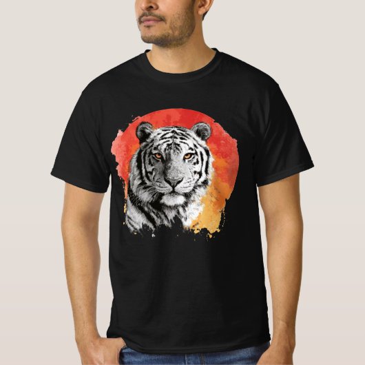 Tiger symbol of courage. T-Shirt (Devant)