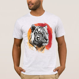 Tiger symbol of courage. t-shirt