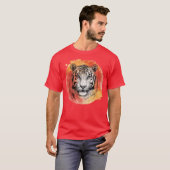Tiger symbol of courage.  T-Shirt (Devant entier)