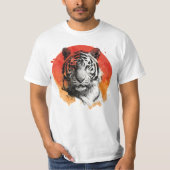 Tiger symbol of courage. T-Shirt (Devant)