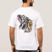 Tiger T-shirt Dessin - Votre texte (Dos)